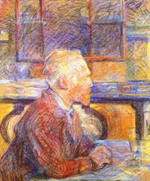  Vincent Decoraci%C3%B3n Paredes - retrato de vincent van gogh 1887 Toulouse Lautrec Henri de